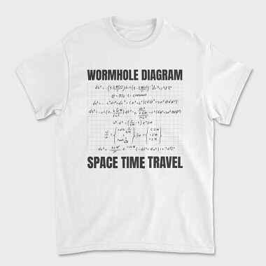 Wormhole Diagram, Tricou Barbati (Unisex)