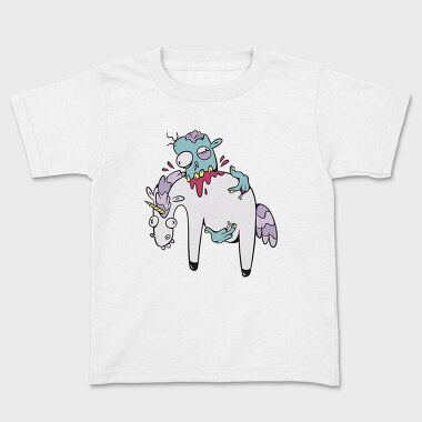 Zombie Eating Unicorn, Tricou Copii