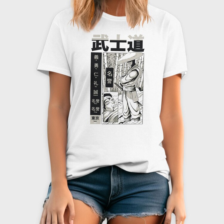 Samurai Bushido 1, Tricou Barbati (Unisex)