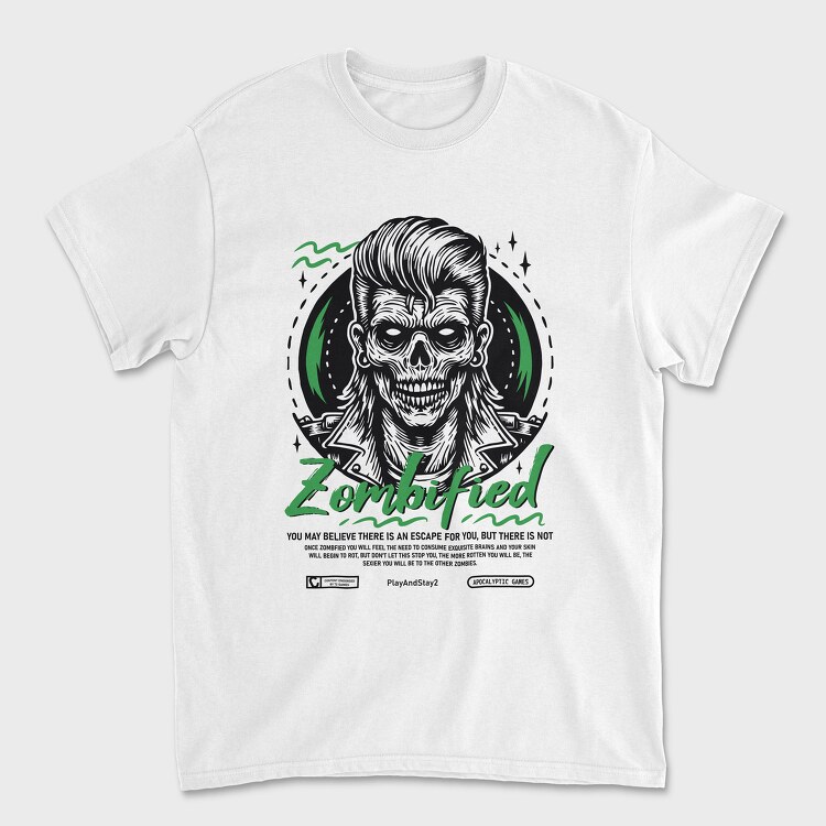 Zombified, Tricou Barbati (Unisex)