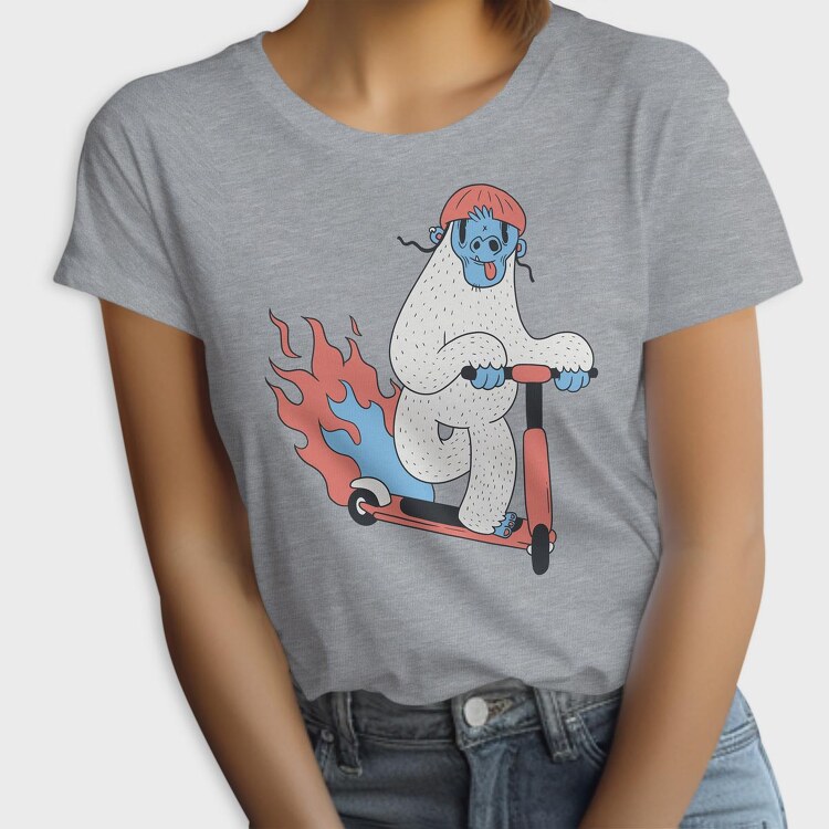 Yeti Scooter, Tricou Femei