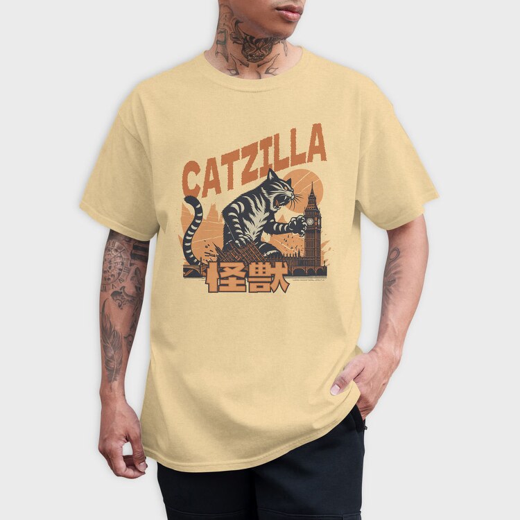 Catzilla Parody, Tricou Barbati (Unisex)