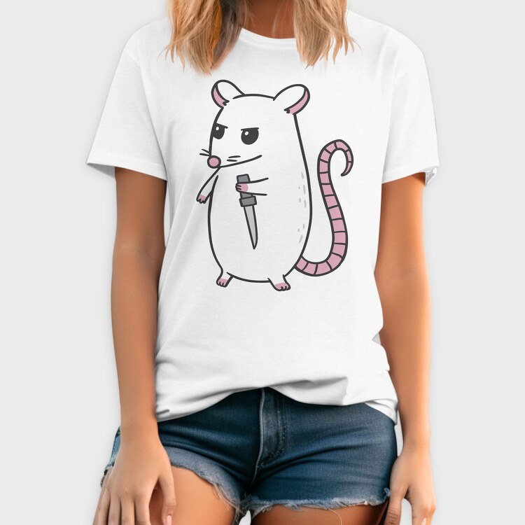 Psycho Rat, Tricou Barbati (Unisex)