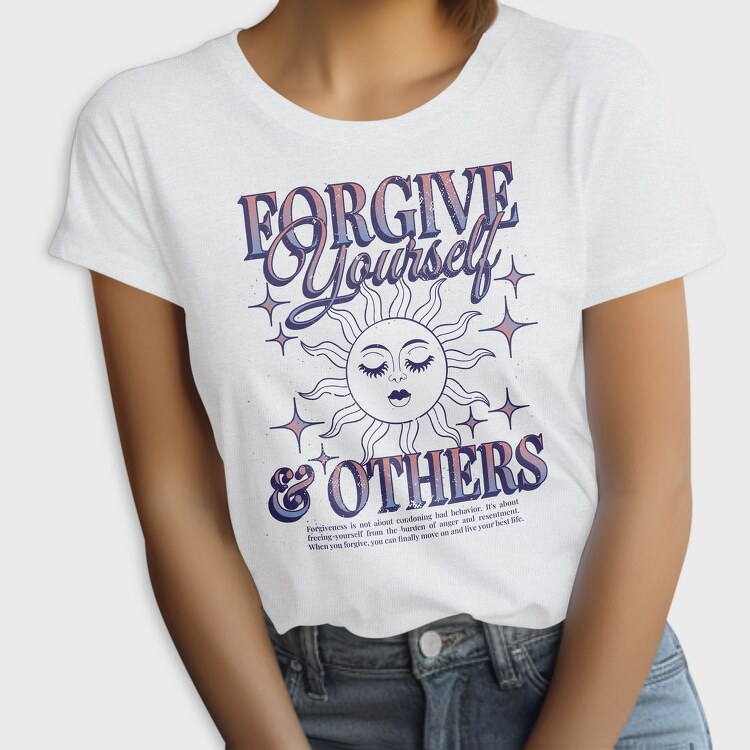 Celestial Forgiveness Quote Nc, Tricou Femei