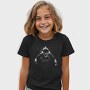 Scuba Diver Monochrome Front View, Tricou Copii