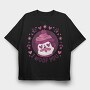 Pug Dog In Love Woof You, Tricou Oversize Barbati (Unisex)