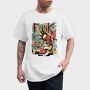 Punk Musician Abstract Music, Tricou Barbati (Unisex)