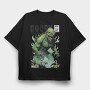Gooey Monster Comic Goey Trend, Tricou Oversize Barbati (Unisex)
