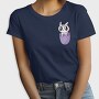Pocket Cute Cat, Tricou Femei