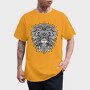 Lion Mandala Psicodelic, Tricou Barbati (Unisex)