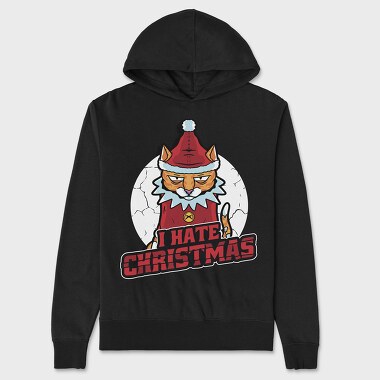 Hate Christmas, Hanorac Oversize Barbati (Unisex)