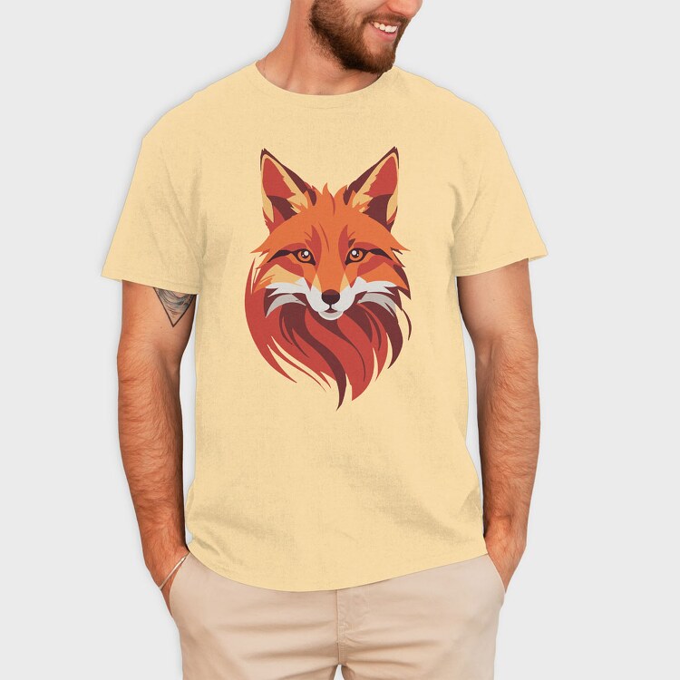 Poly Fox, Tricou Barbati (Unisex)