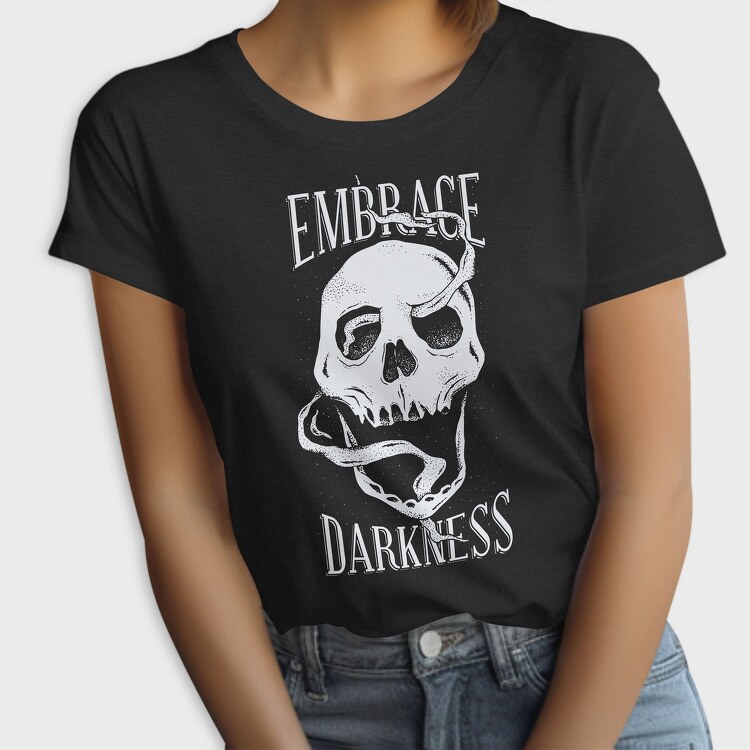 Smoke Skull Embrace Darkness, Tricou Femei