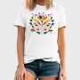 Colorful Flower Floral 03, Tricou Barbati (Unisex)
