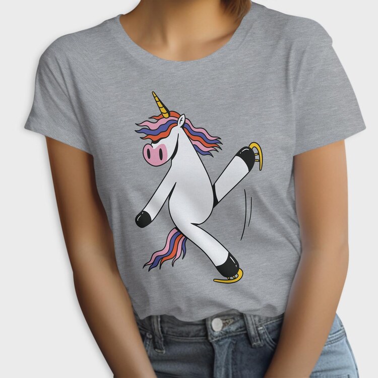 Unicorn Ice Skating, Tricou Femei