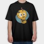 Cartoon Skull, Tricou Oversize Barbati (Unisex)