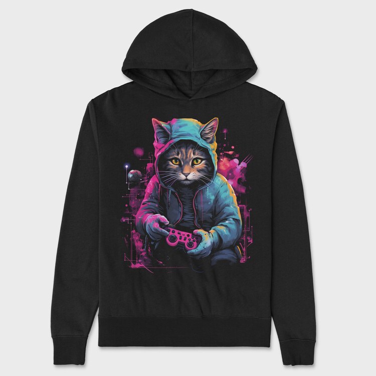 Cat Gaming, Hanorac Oversize Barbati (Unisex)