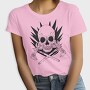 Skull With Axe Weapons Axes, Tricou Femei