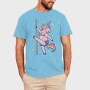 Cute Unicorn Pole Dancing, Tricou Barbati (Unisex)