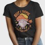 Love Fall Autumn Mushroom Character, Tricou Femei