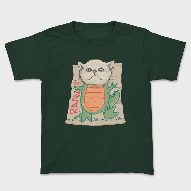 Dinosaur Cat, Tricou Copii