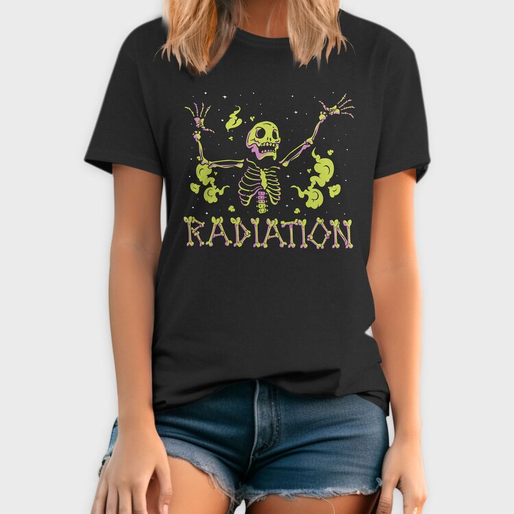 Radioactive Skeleton Creature, Tricou Barbati (Unisex)