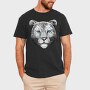 Snow Leopard Portrait, Tricou Barbati (Unisex)