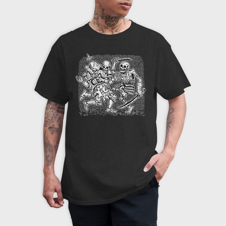 Skeleton Knights, Tricou Barbati (Unisex)