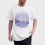 Snow Mountain Landscape, Tricou Barbati (Unisex)