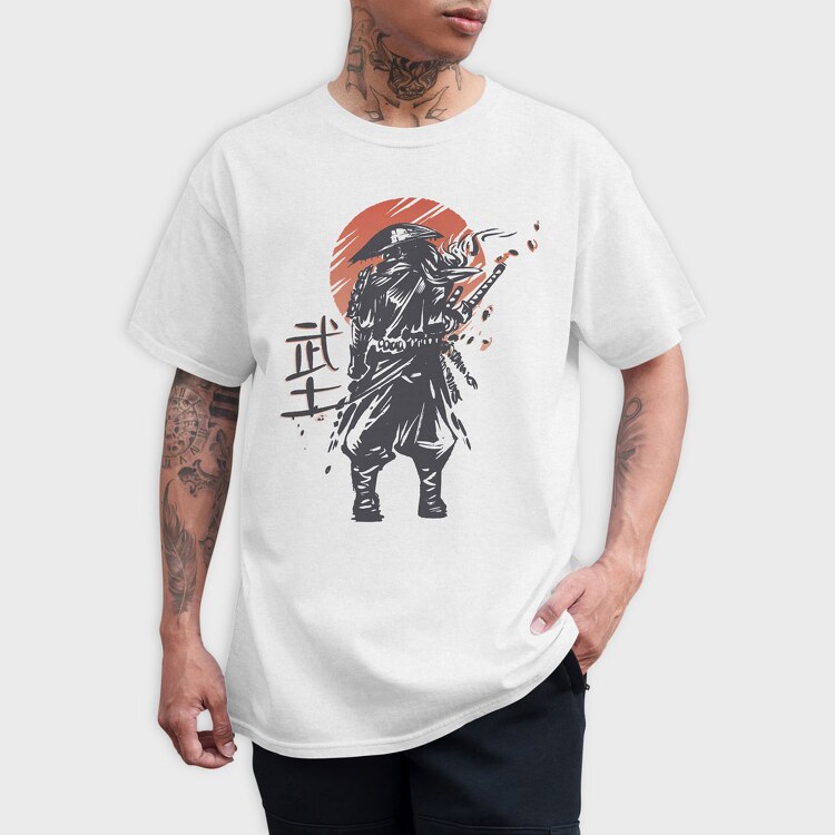 Samurai Grunge, Tricou Barbati (Unisex)