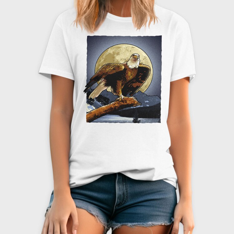 Eagle At Night, Tricou Barbati (Unisex)