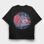 Sleeping Sloth On A Pillow Cap, Tricou Oversize Barbati (Unisex)