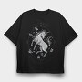 Cool Wild Unicorn 01, Tricou Oversize Barbati (Unisex)
