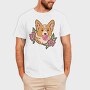 Corgi Bubblegum, Tricou Barbati (Unisex)