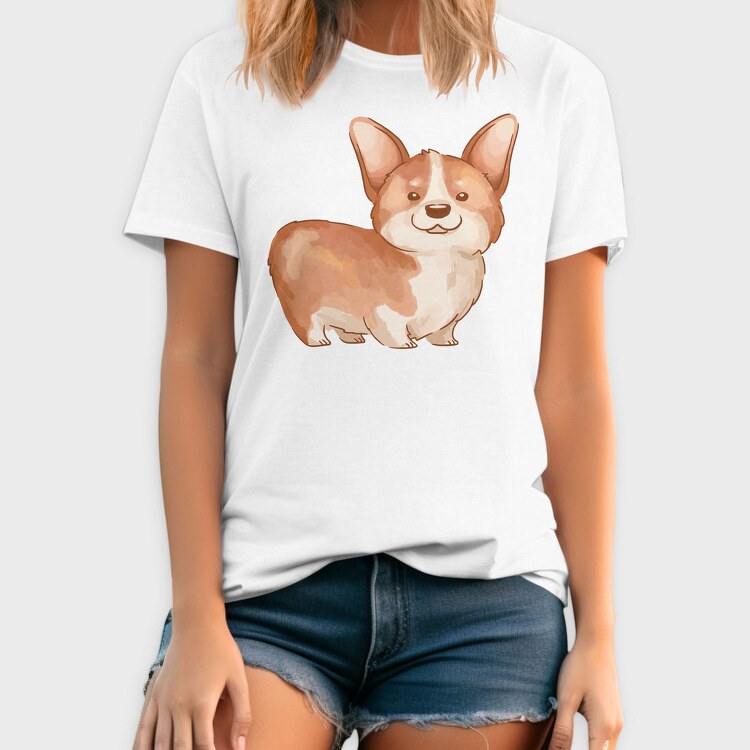 Corgi Cutie, Tricou Barbati (Unisex)