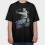 Snowboarding Sport Athlete Snow And Mountain, Tricou Oversize Barbati (Unisex)