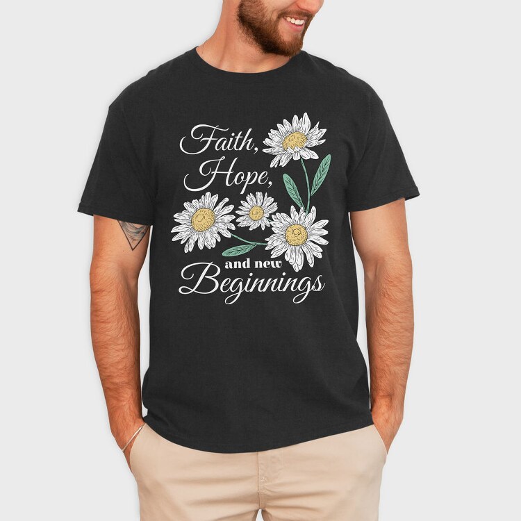 Easter New Beginnings Trend, Tricou Barbati (Unisex)