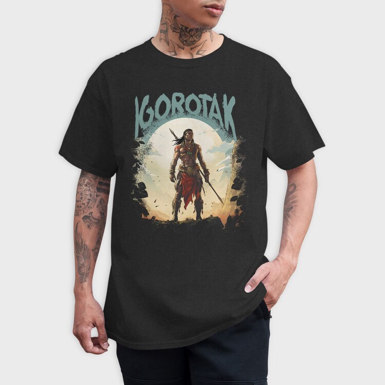 Native Warrior, Tricou Barbati (Unisex)
