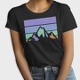 Mountain Retro Sunset, Tricou Femei