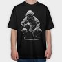 Soldier Crouching, Tricou Oversize Barbati (Unisex)
