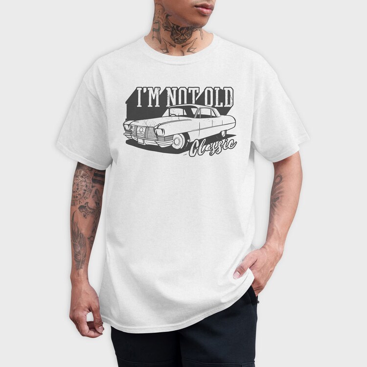 Not Old Classic Car, Tricou Barbati (Unisex)