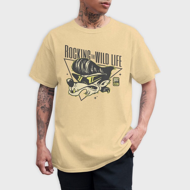 Rocking the Wild Life, Tricou Barbati (Unisex)