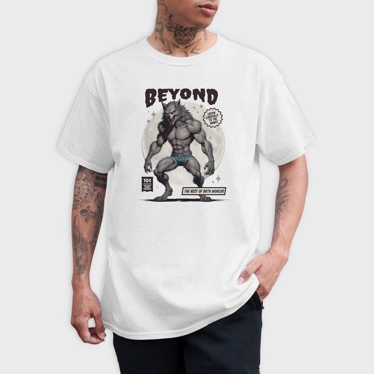 Beyond Werewolf Comic Trend, Tricou Barbati (Unisex)