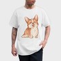 Corgi Smile, Tricou Barbati (Unisex)