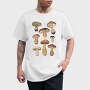 Poster Mushrooms, Tricou Barbati (Unisex)