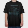 Big Truck Transportation, Tricou Oversize Barbati (Unisex)