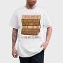 Retro Book Tower, Tricou Barbati (Unisex)