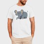 Elephant Hug, Tricou Barbati (Unisex)