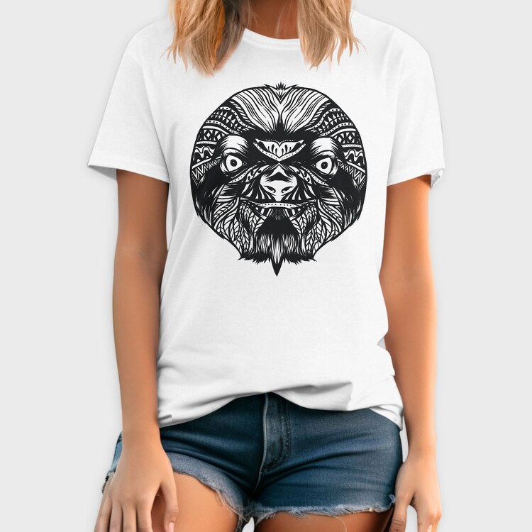 Sloth Mandala, Tricou Barbati (Unisex)