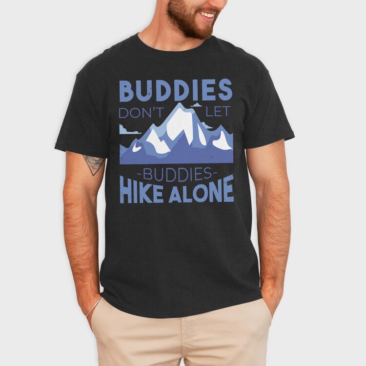 Hike Buddies, Tricou Barbati (Unisex)
